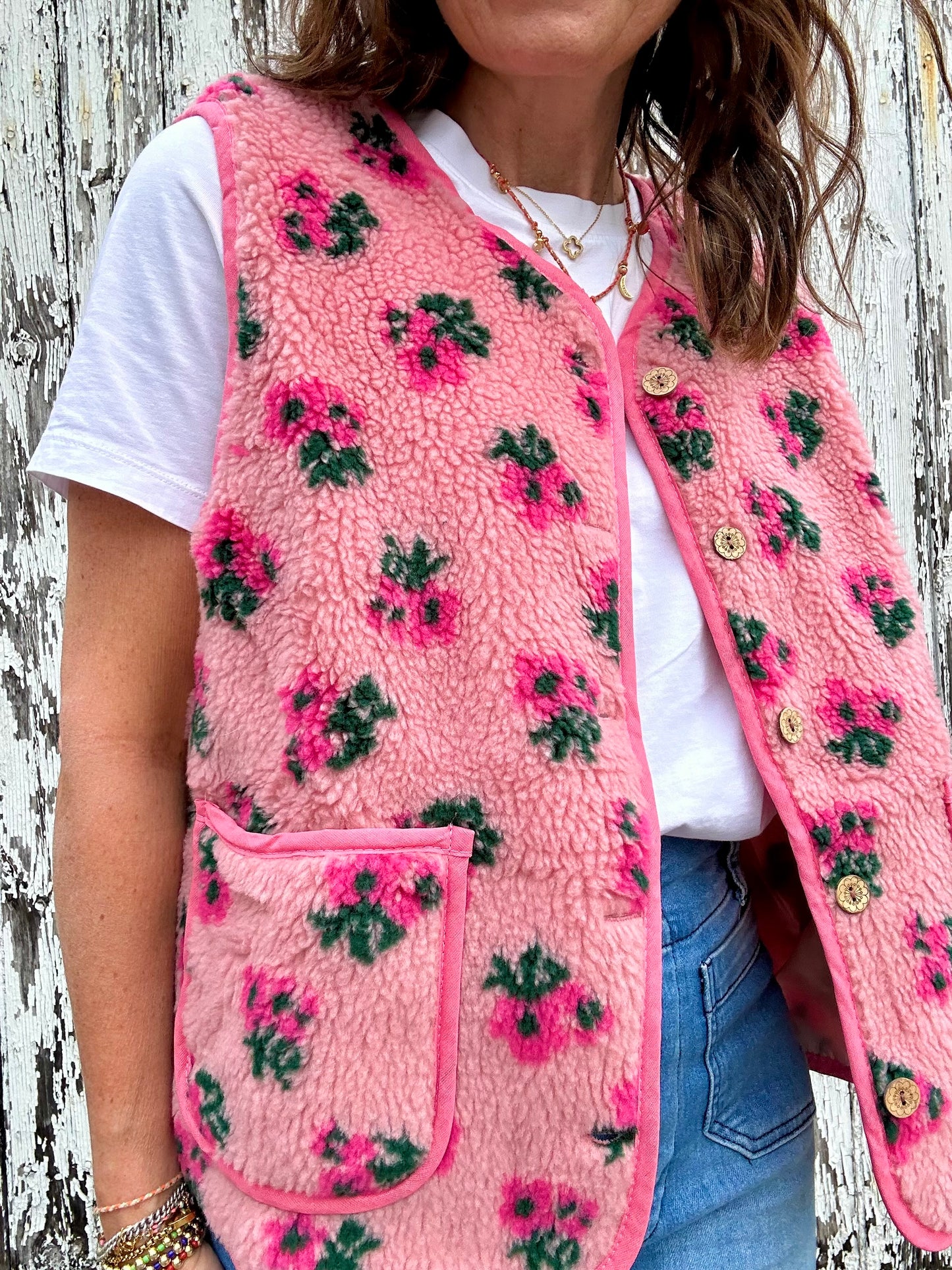Florrie bodywarmer - Rose
