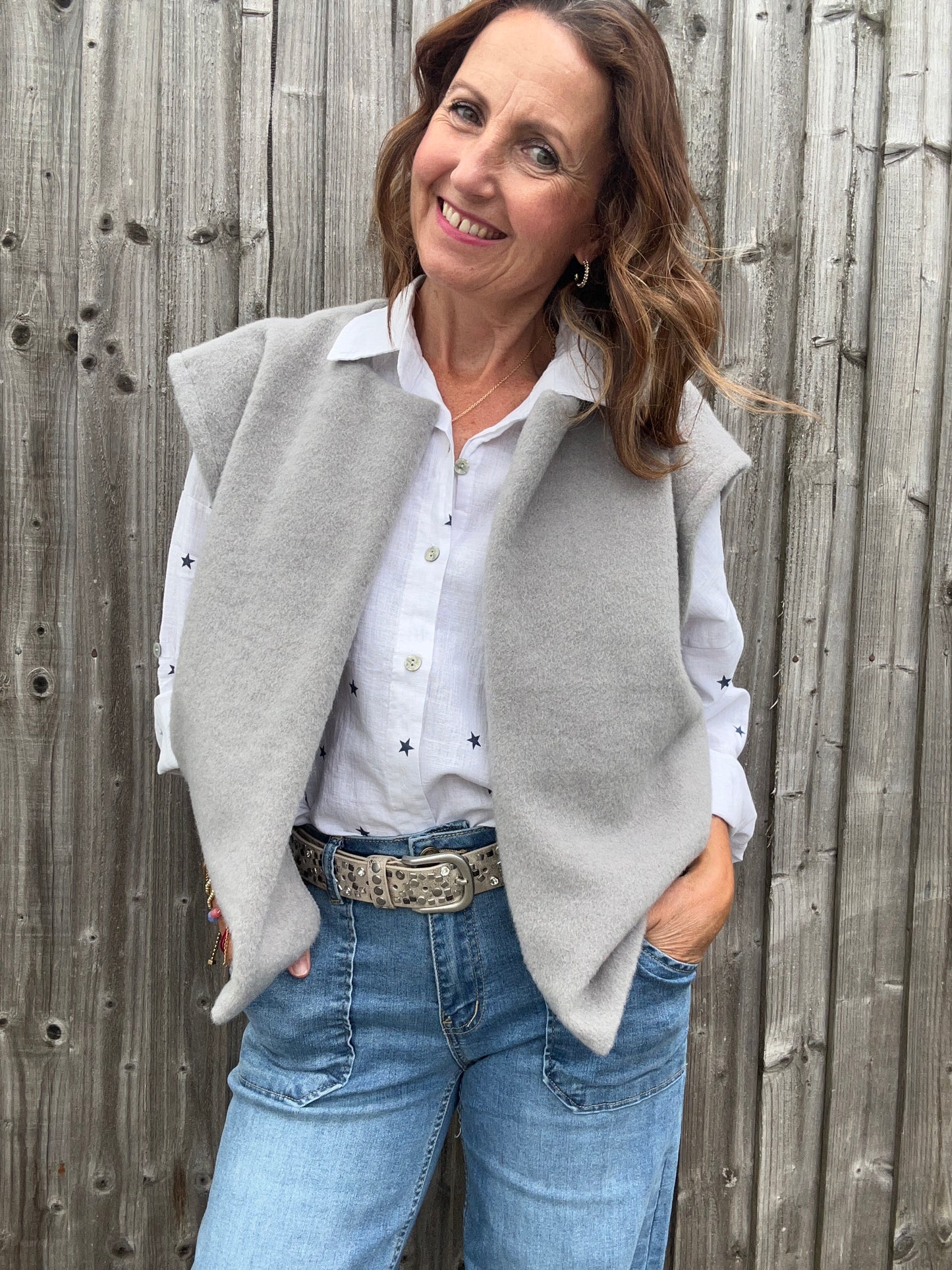 Emilie felted gilet