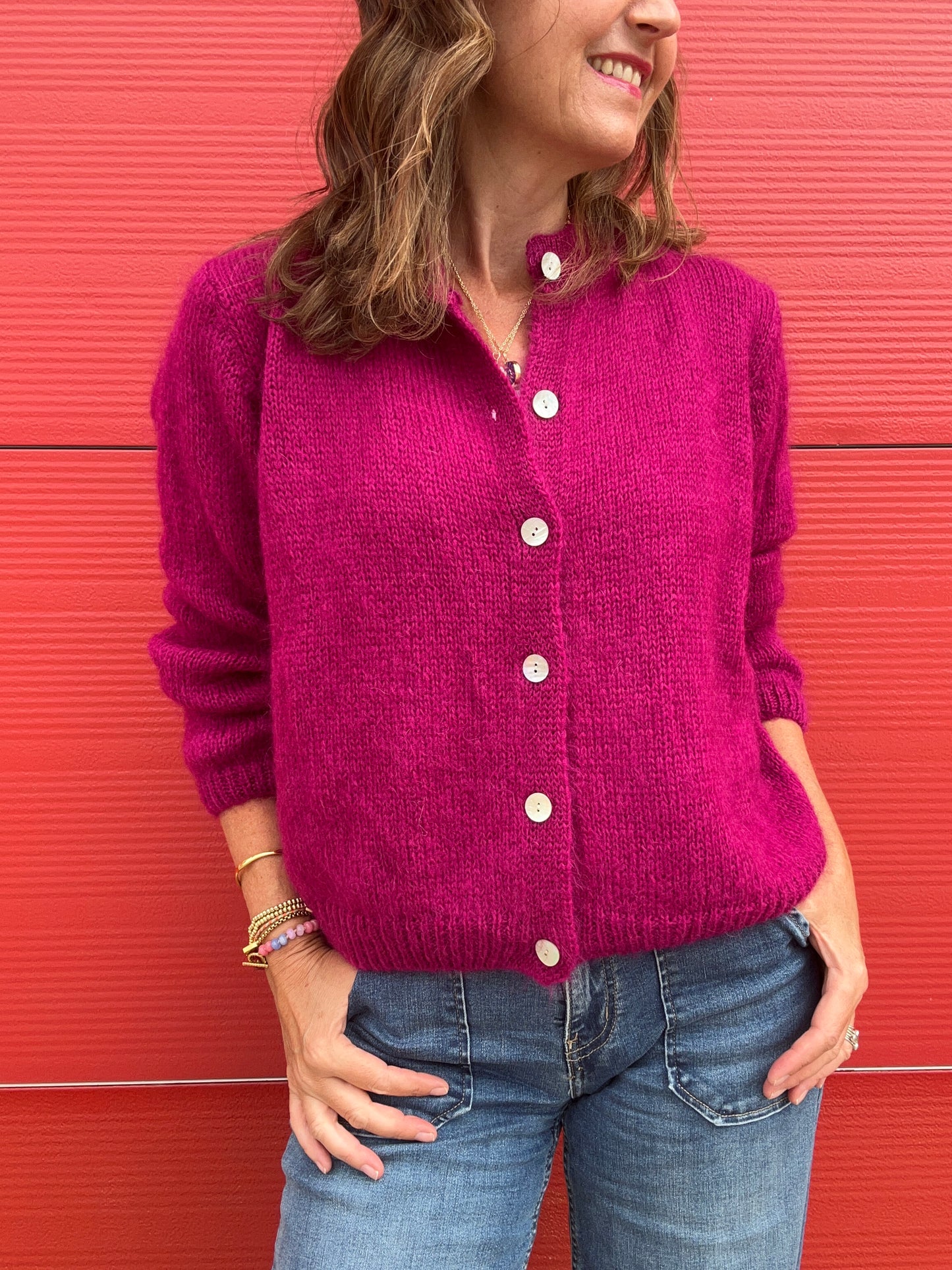 Jenni cardigan - Spiced Plum