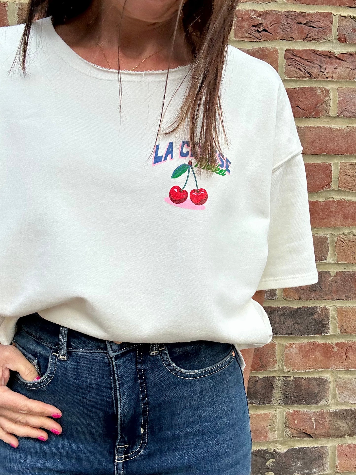La Cerise top - Cream