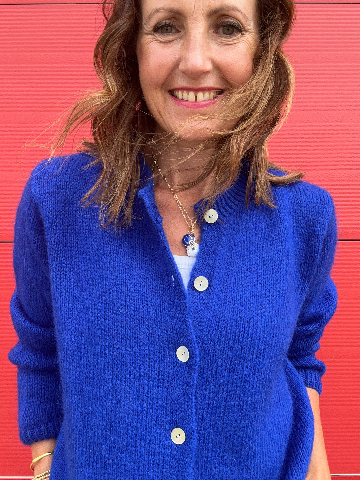 Jenni cardigan - Bluest Blue