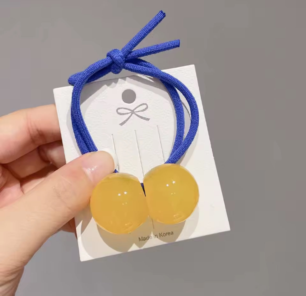 Jelly hair bobble - 4 colours