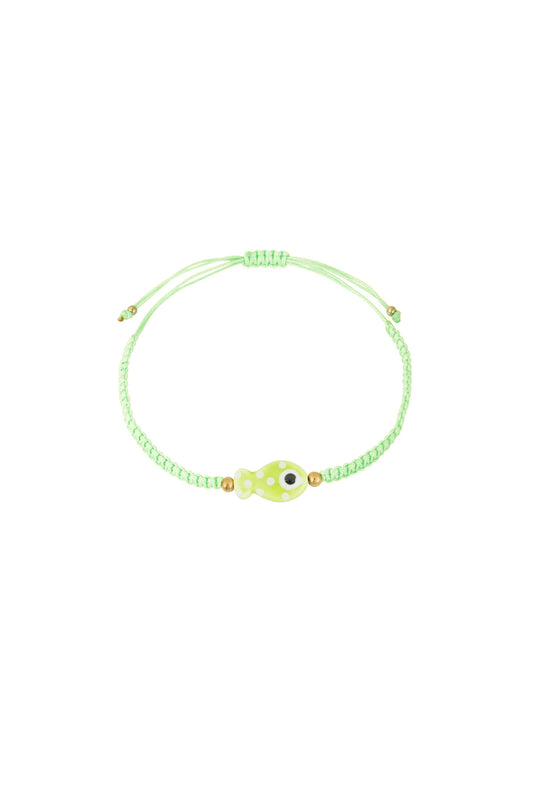 Fiesta fish bracelet - Green