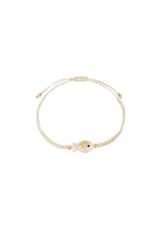 Fiesta fish bracelet - Beige