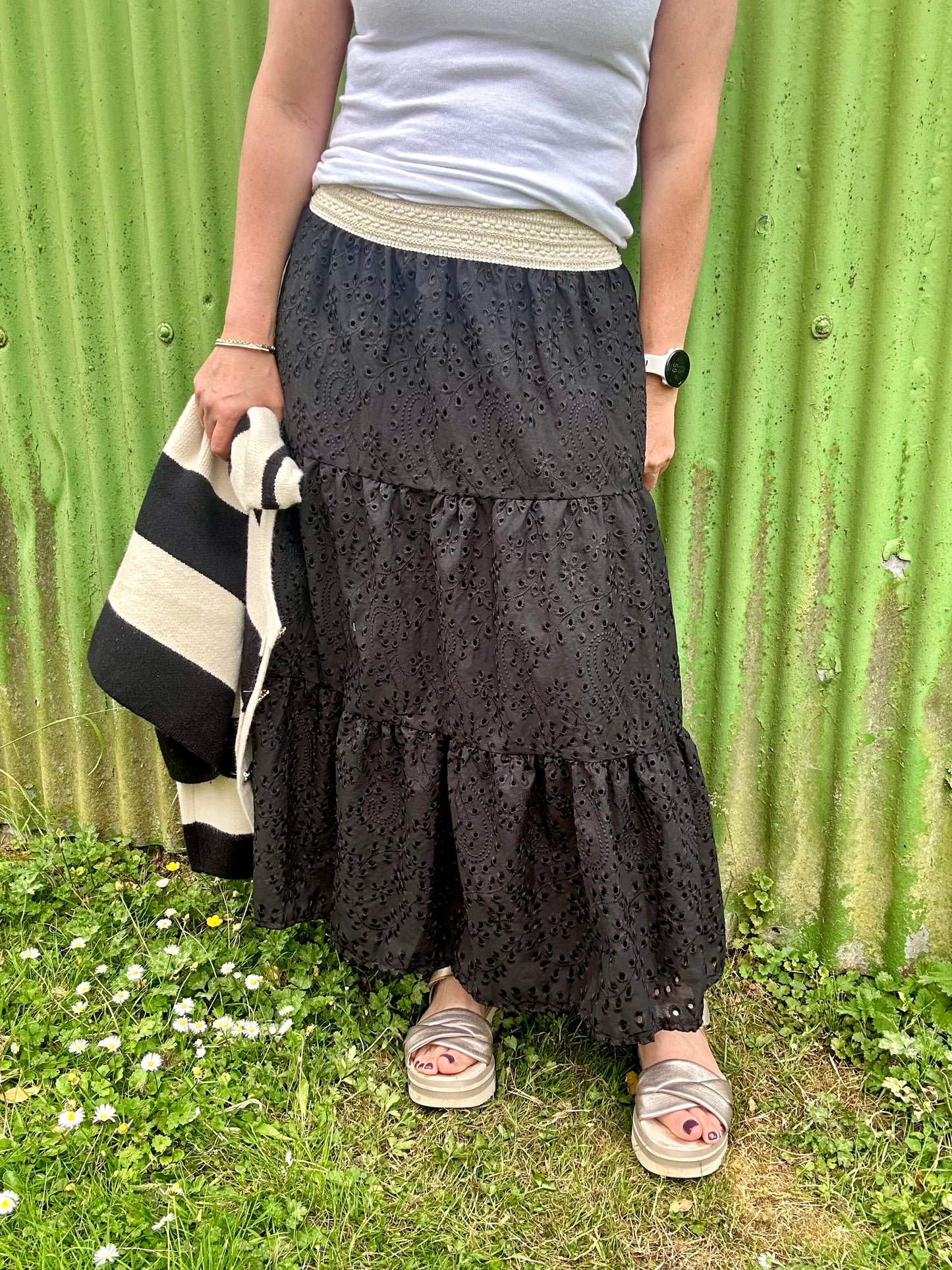 Brodie Cotton skirt - Black