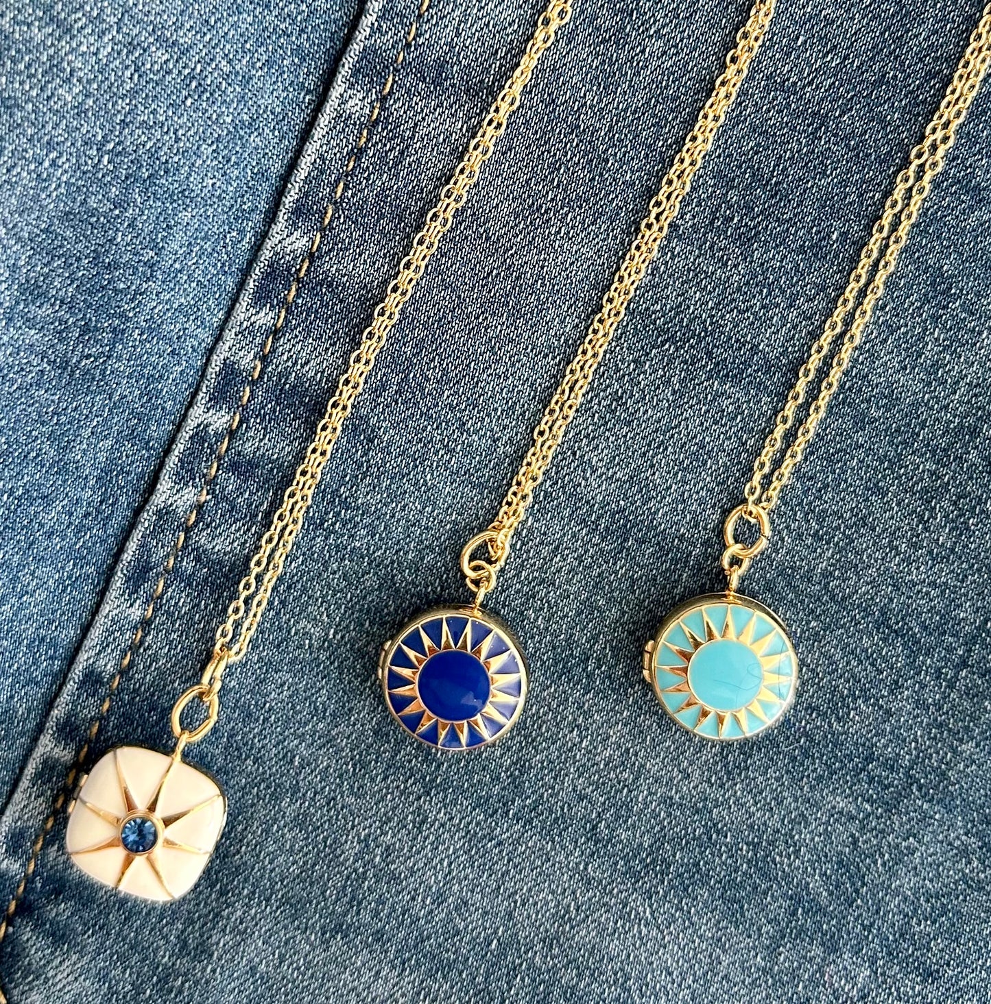 Harmony pendant necklace - Blue
