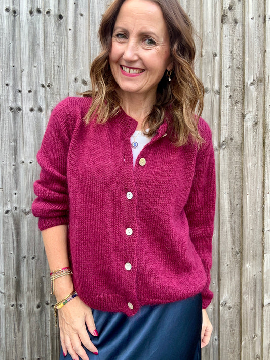 Jenni cardigan - Bordeaux