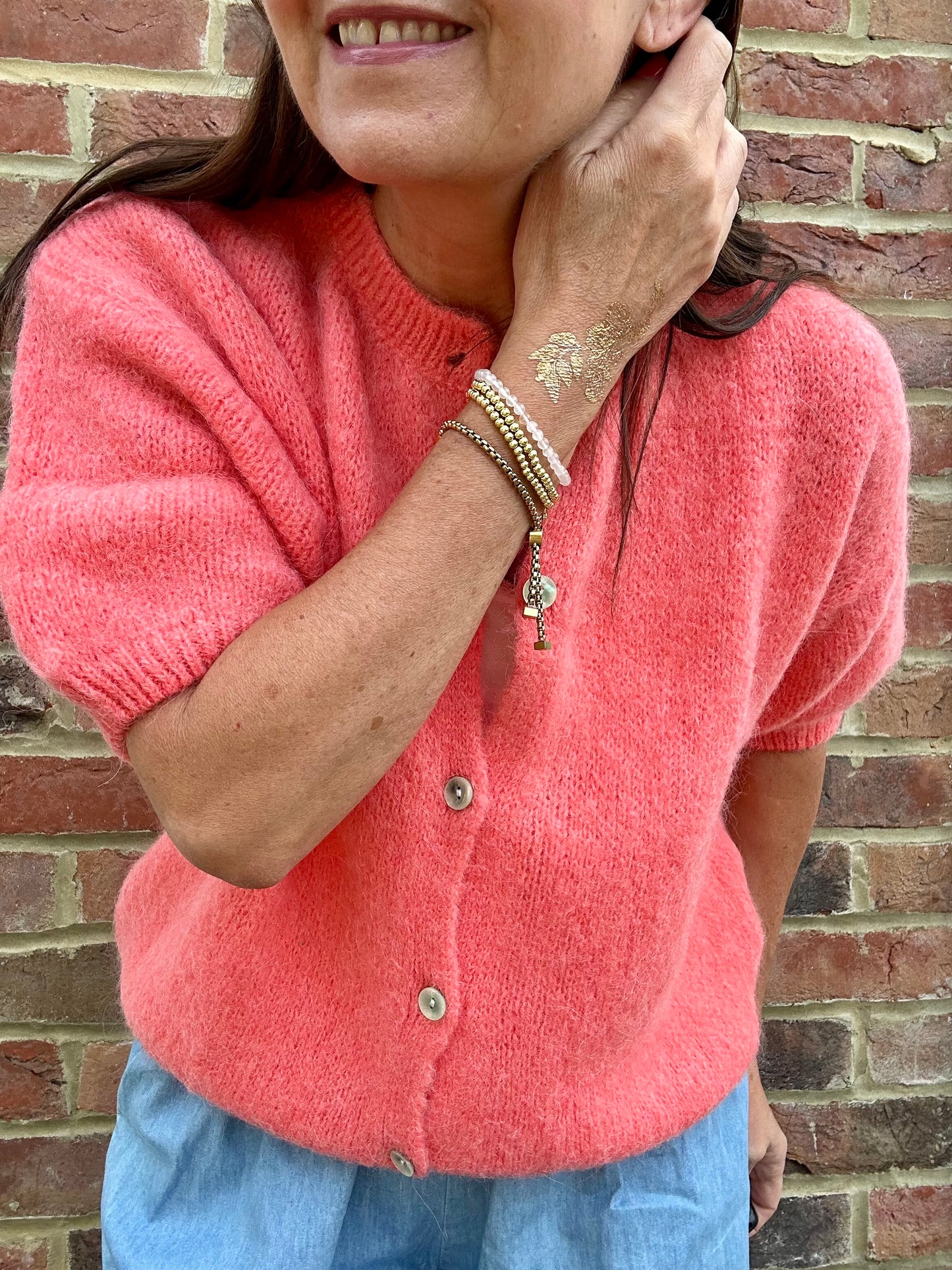 Jessie cardigan - Coral