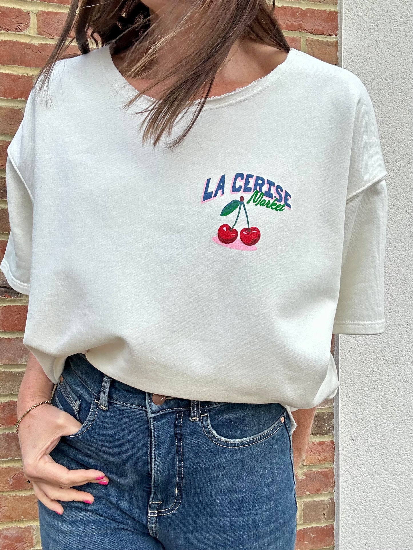 La Cerise top - Cream