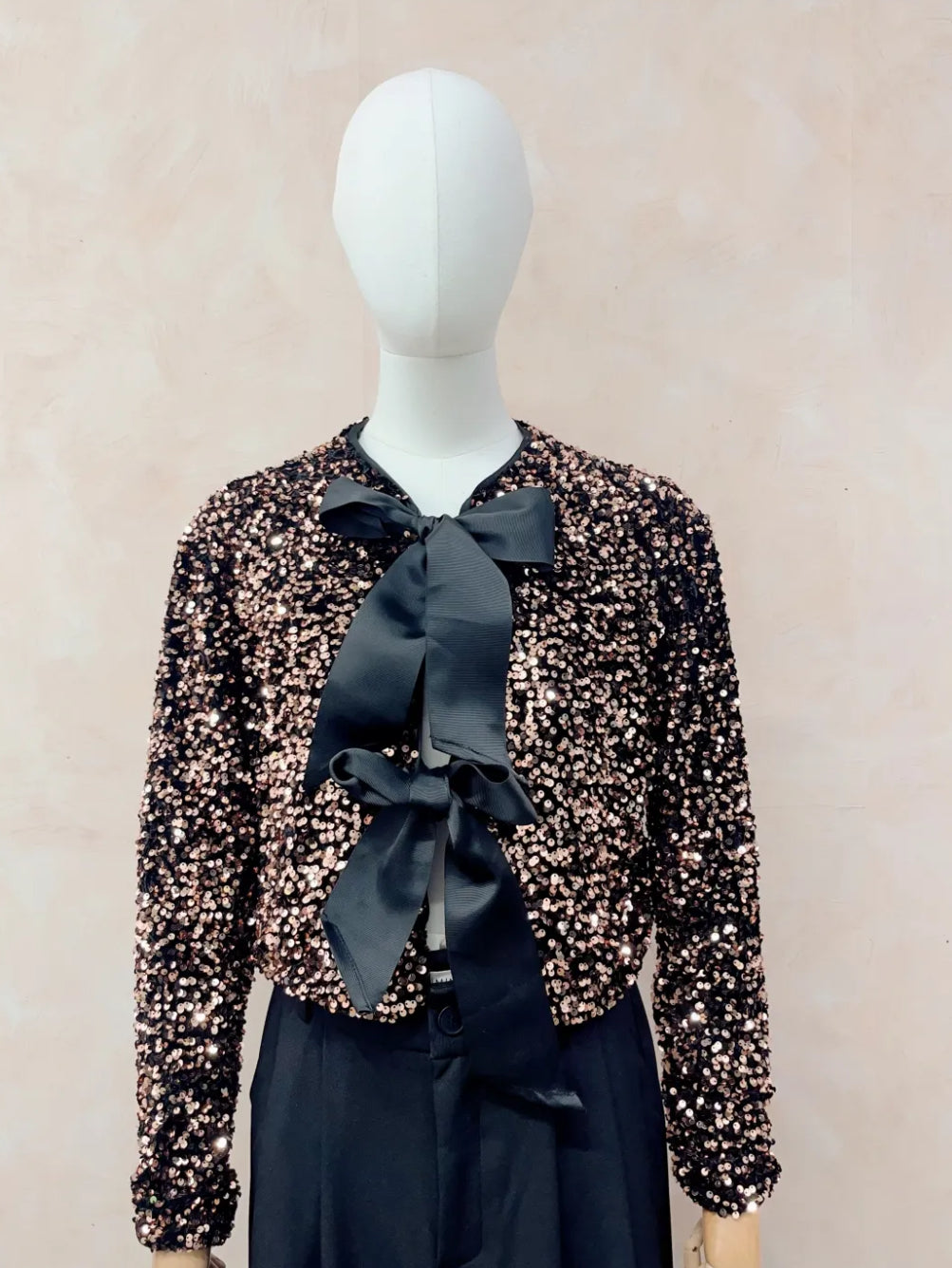 Sasha sequin jacket - Gold