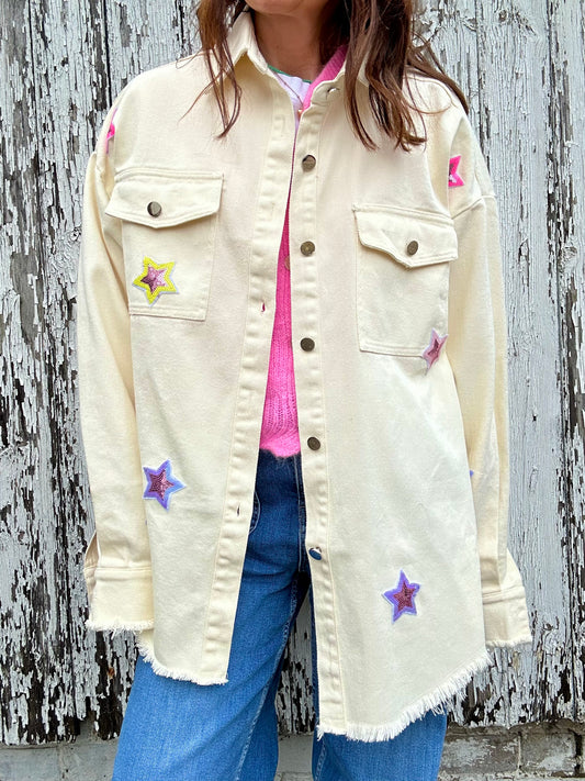 Estella cream shacket
