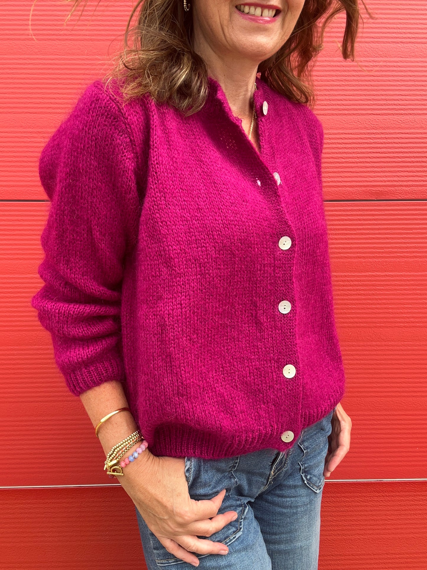 Jenni cardigan - Spiced Plum