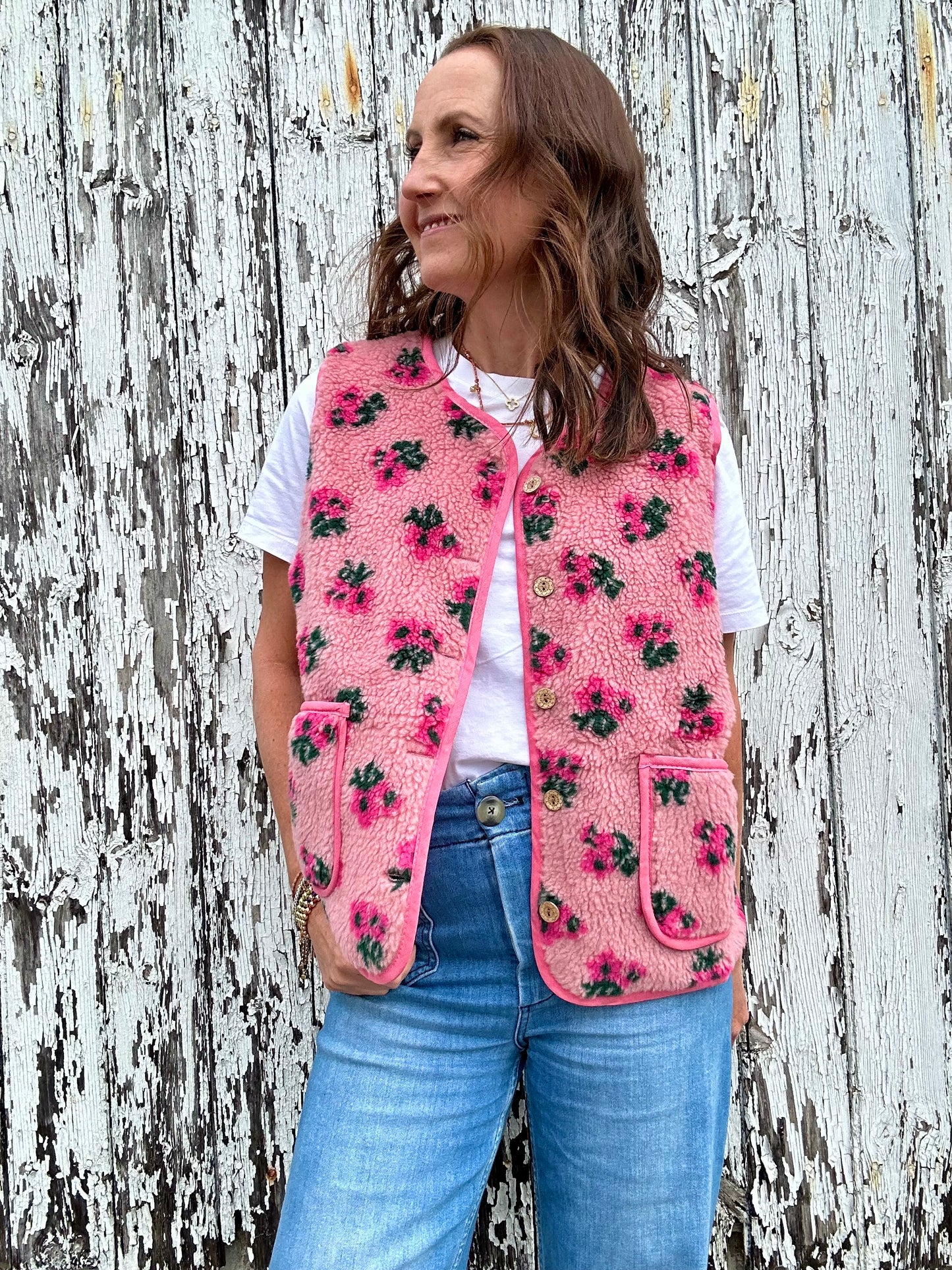 Florrie bodywarmer - Rose