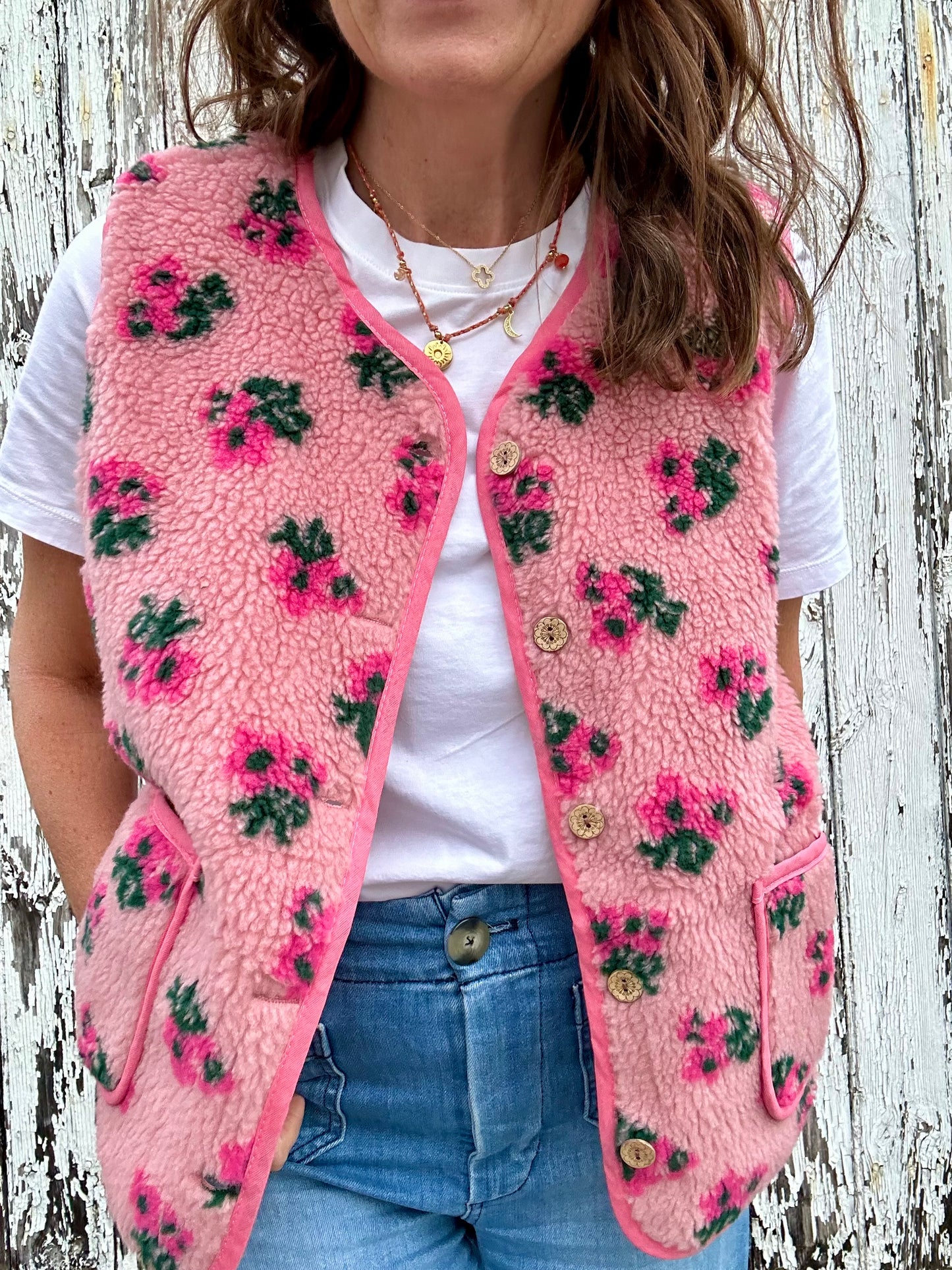 Florrie bodywarmer - Rose