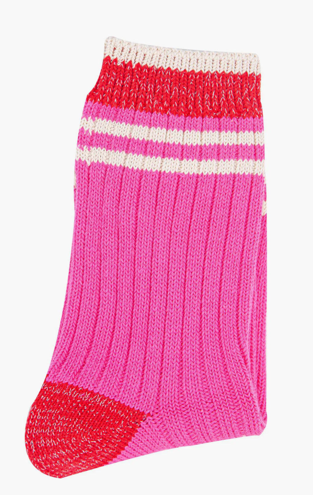 Cosy socks - Pink / Red / Cream