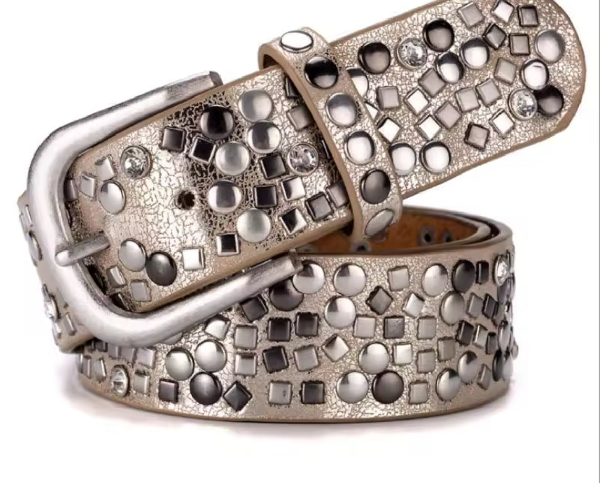 Zion studded belt