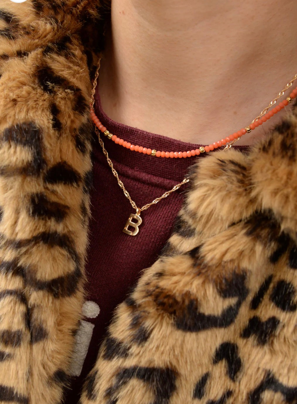 Starry Letter necklace