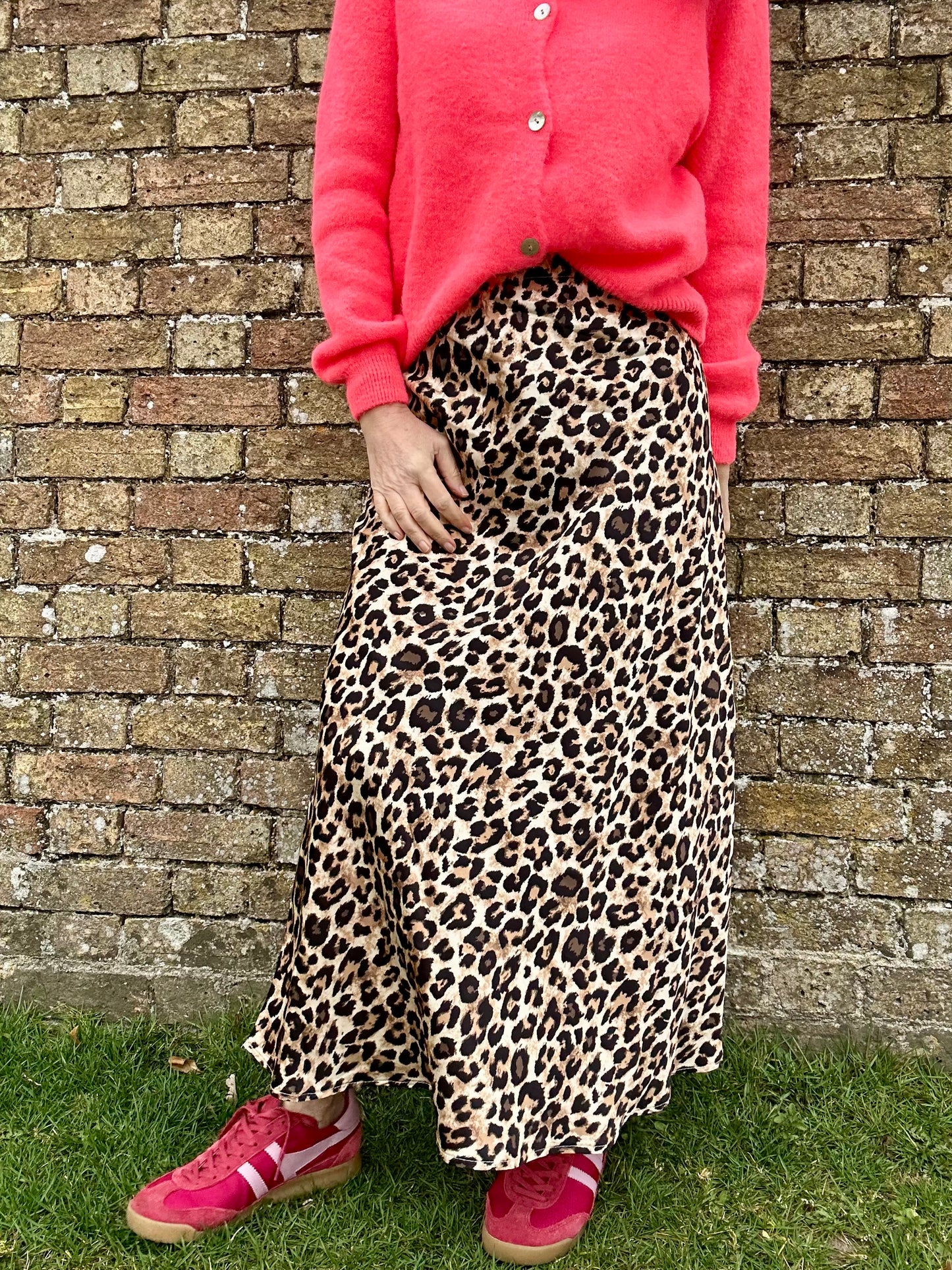 Dilly leopard skirt