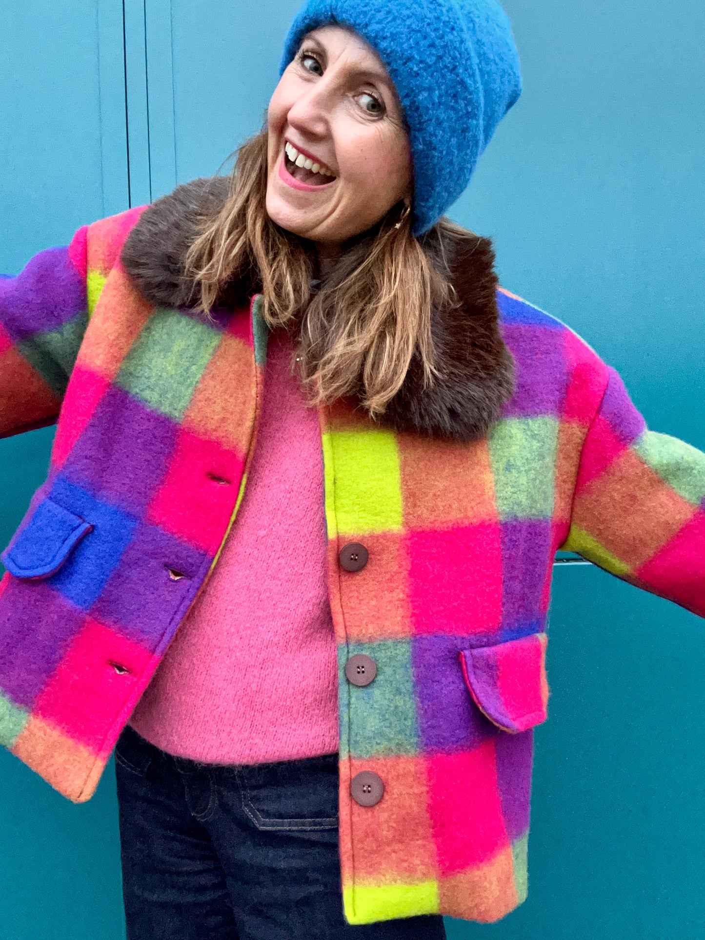 Ricci checked jacket