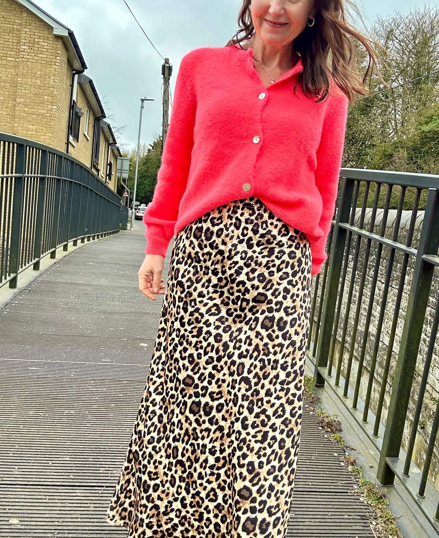 Dilly leopard skirt
