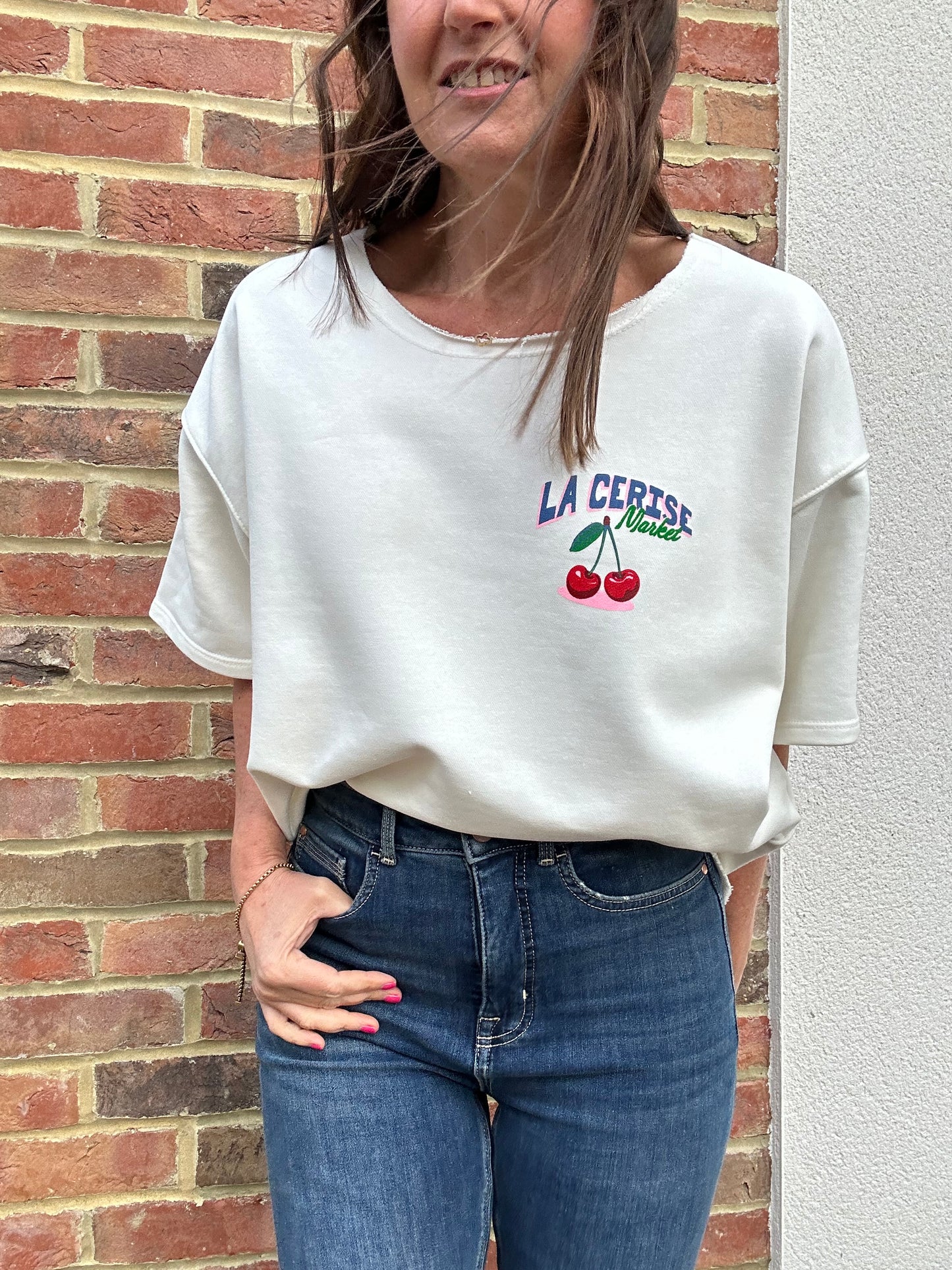 La Cerise top - Cream