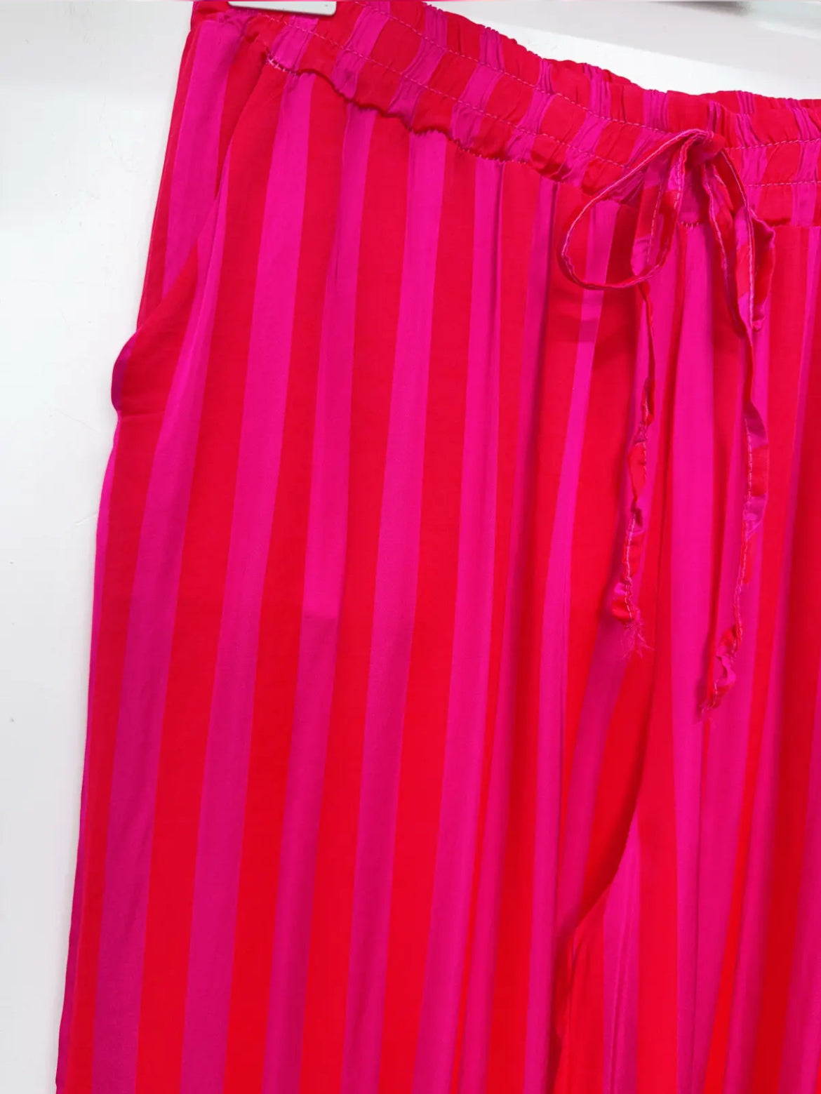Chelsea striped lounge pants - Red / Pink