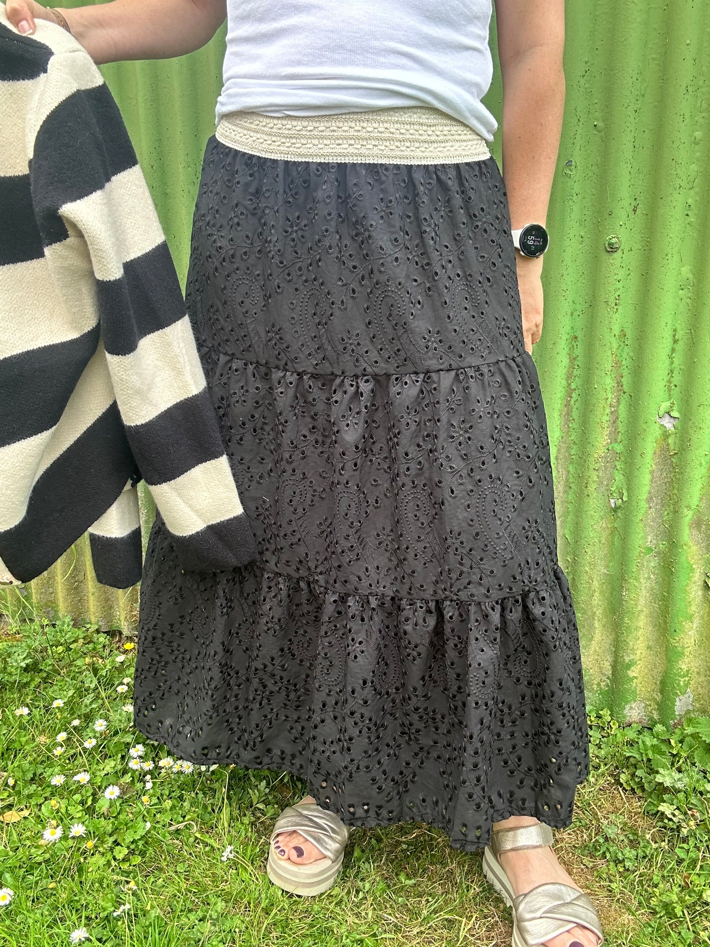 Brodie Cotton skirt - Black