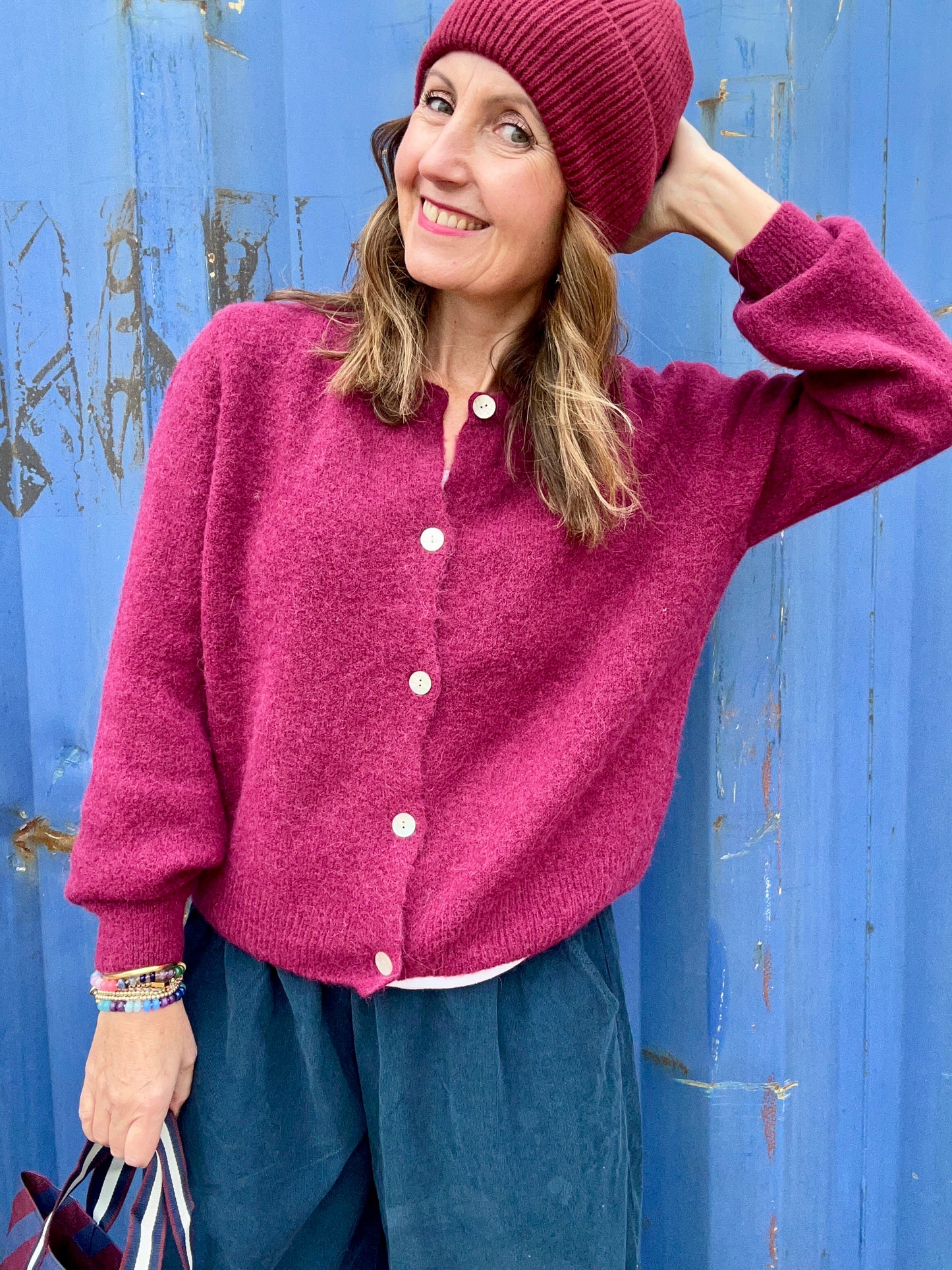 Jilly cardigan - Bordeaux