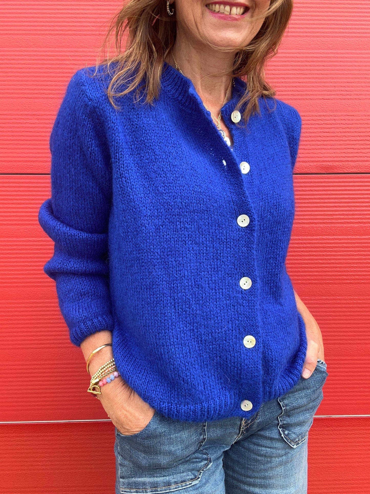 Jenni cardigan - Bluest Blue