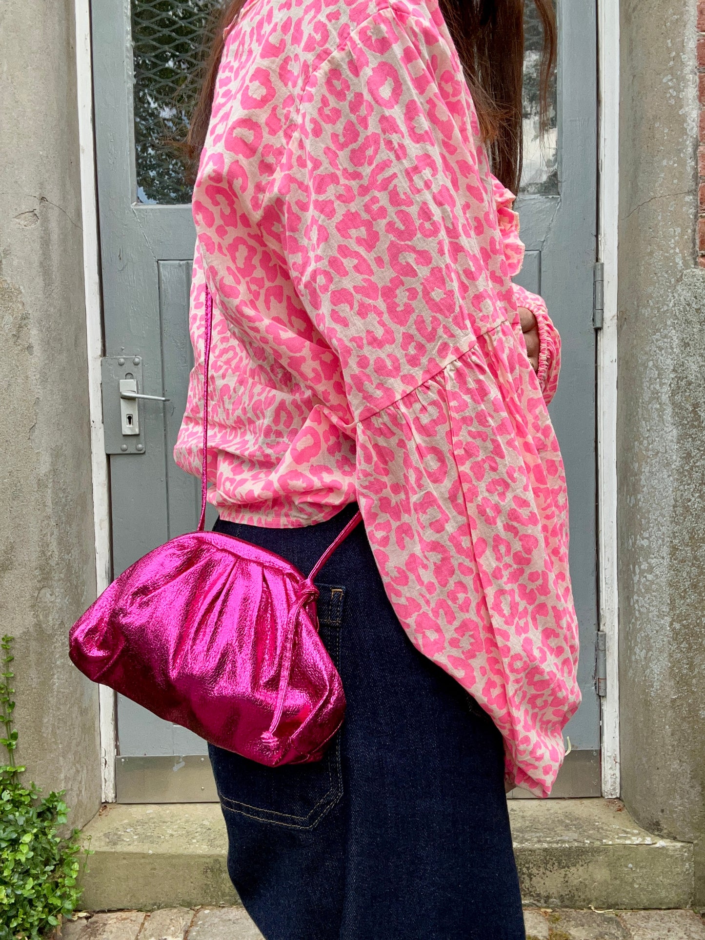 Ettie pink blouse