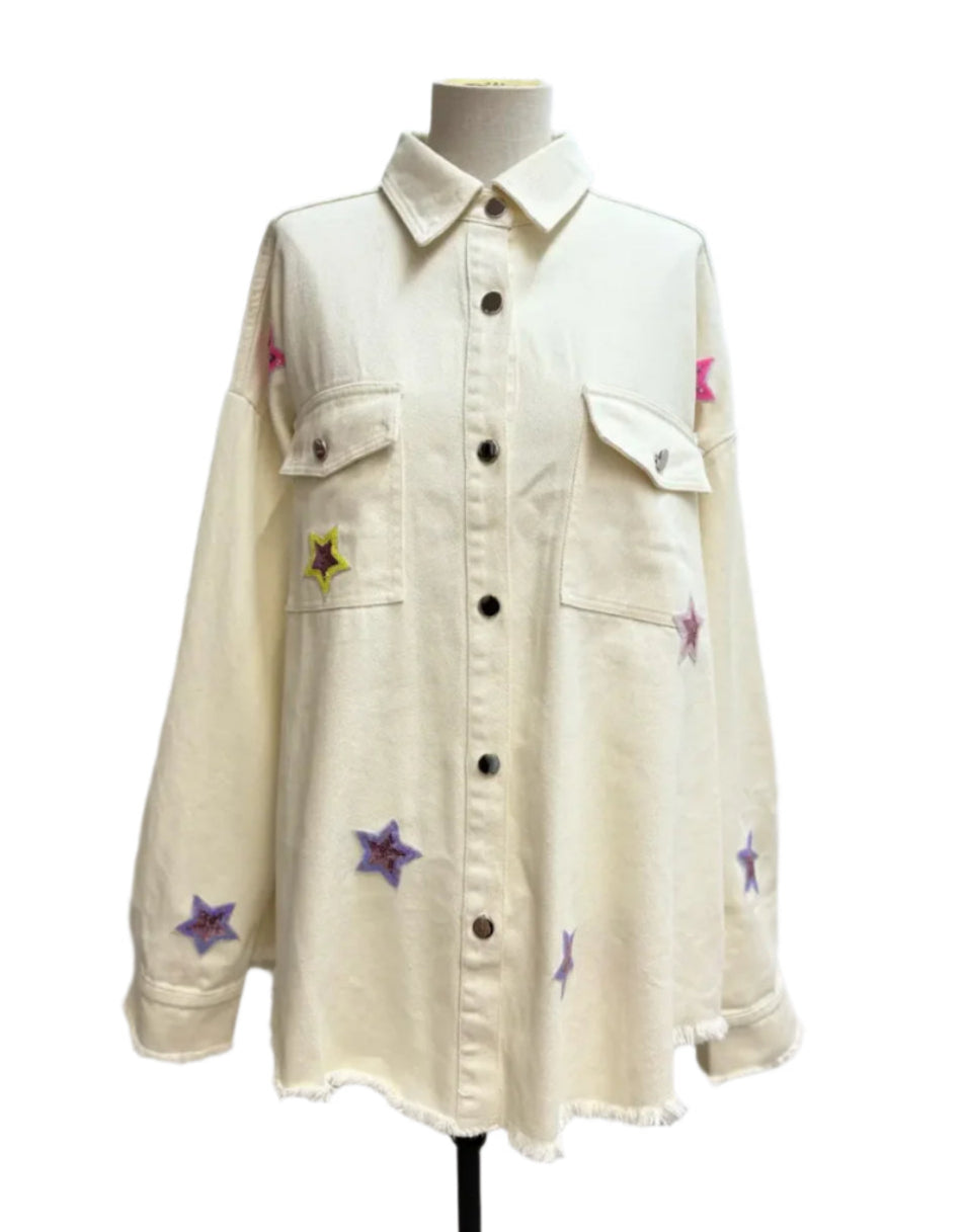 Estella cream shacket