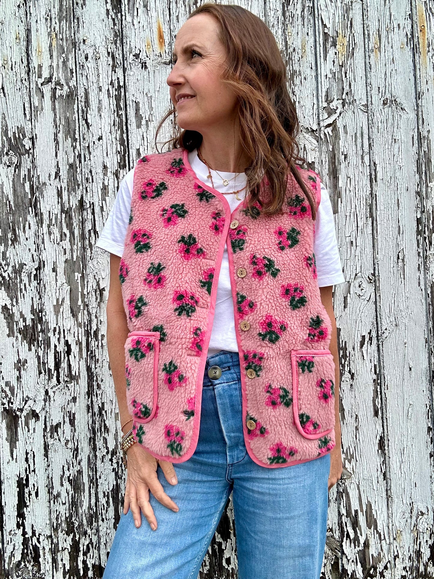 Florrie bodywarmer - Rose