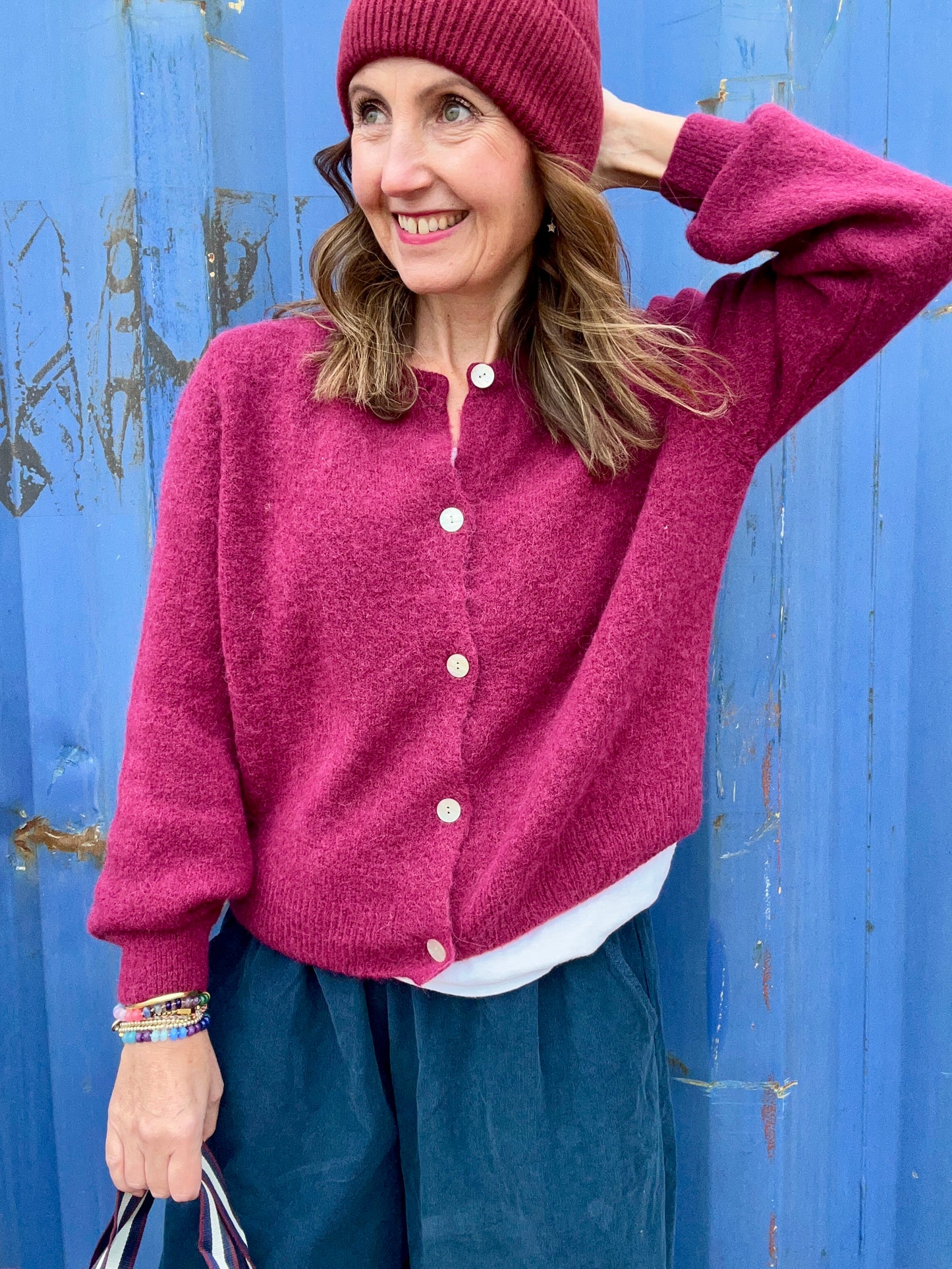 Jilly cardigan - Bordeaux
