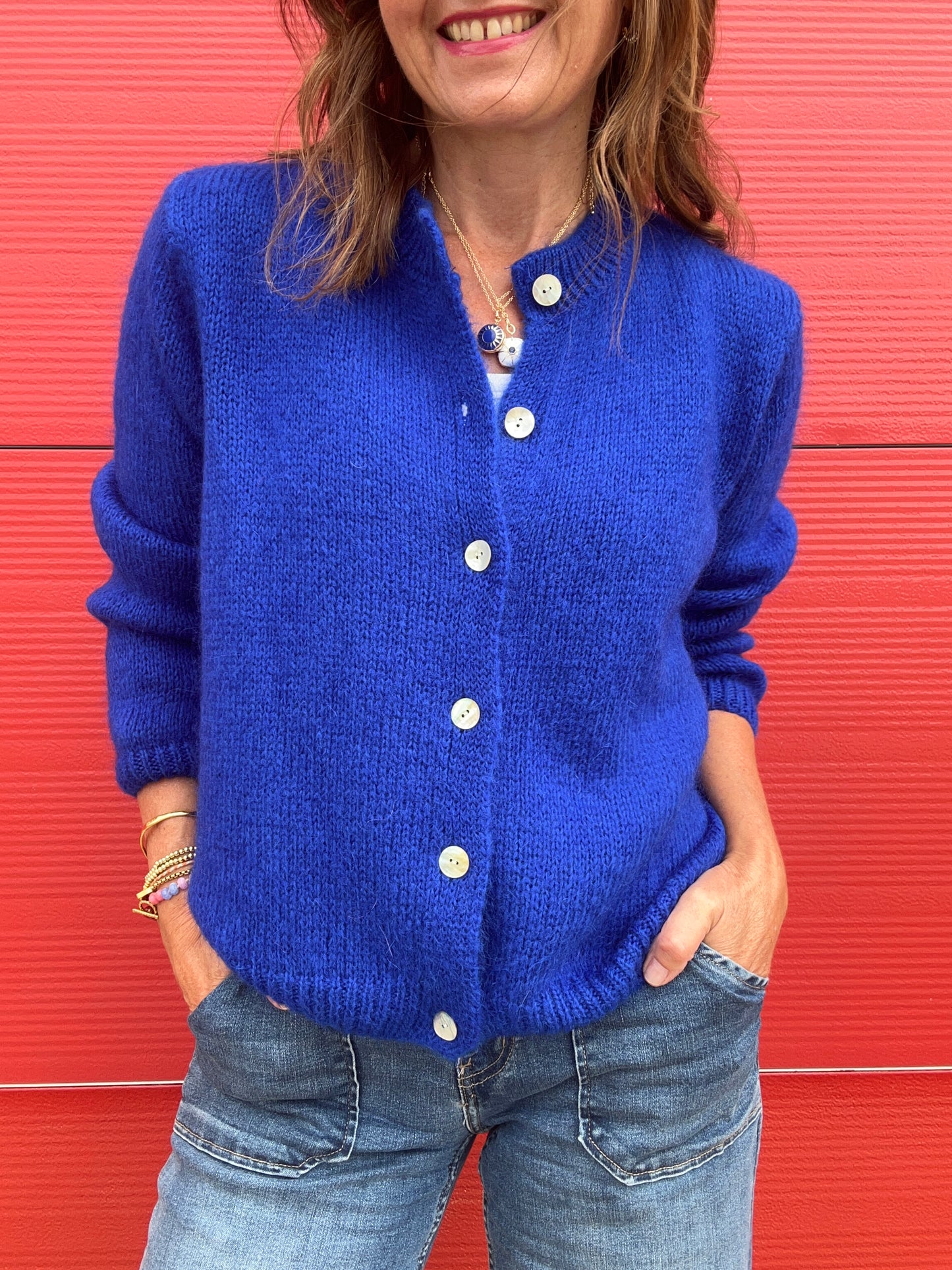 Jenni cardigan - Bluest Blue