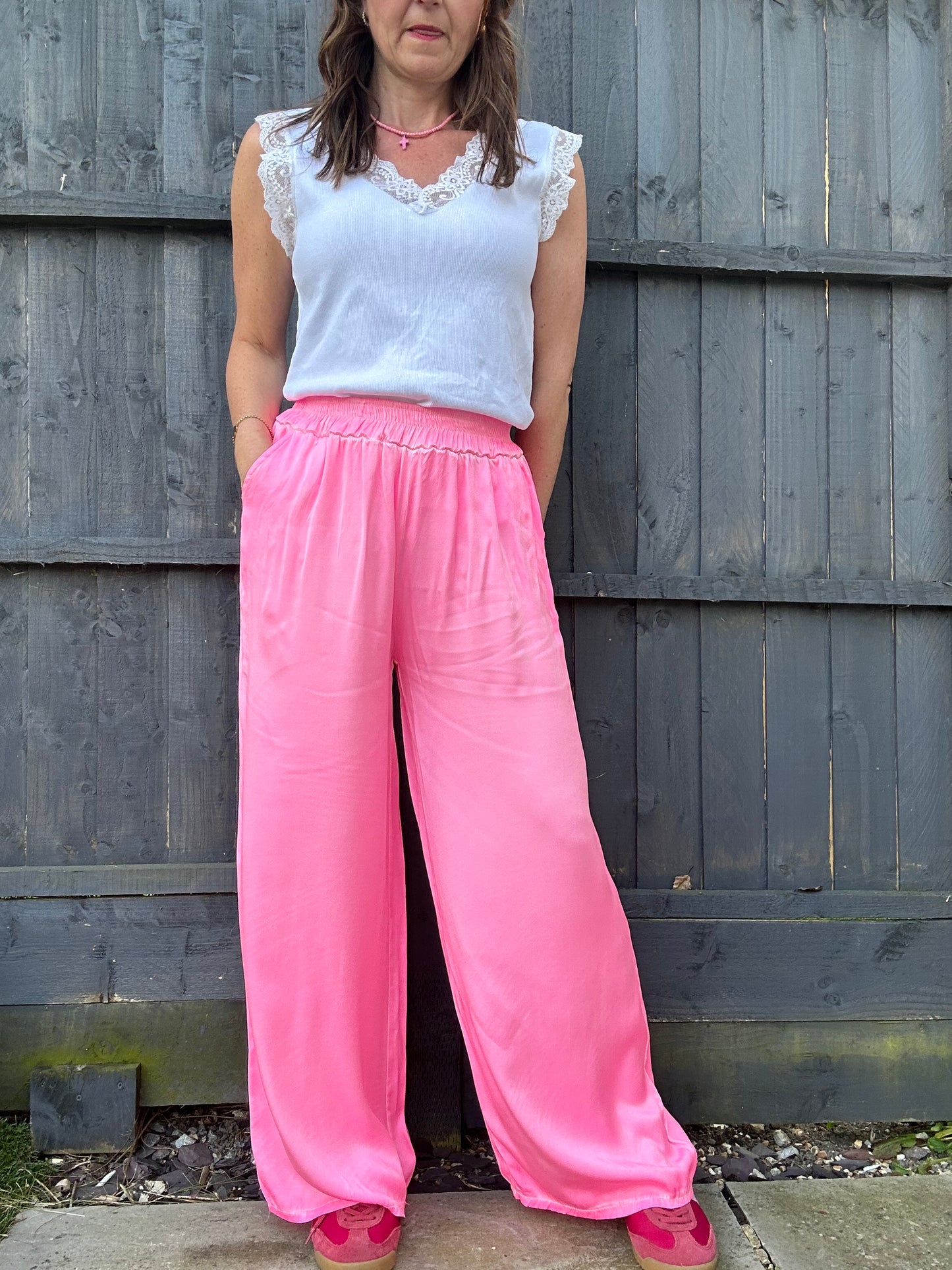 Chloe fun summer trousers - Pink
