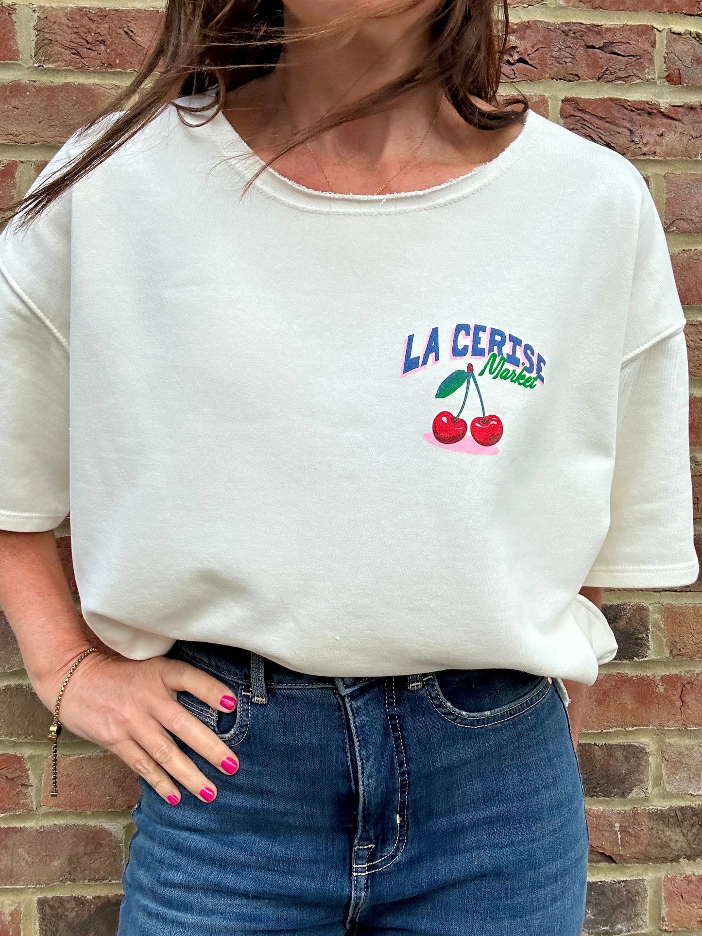 La Cerise top - Cream