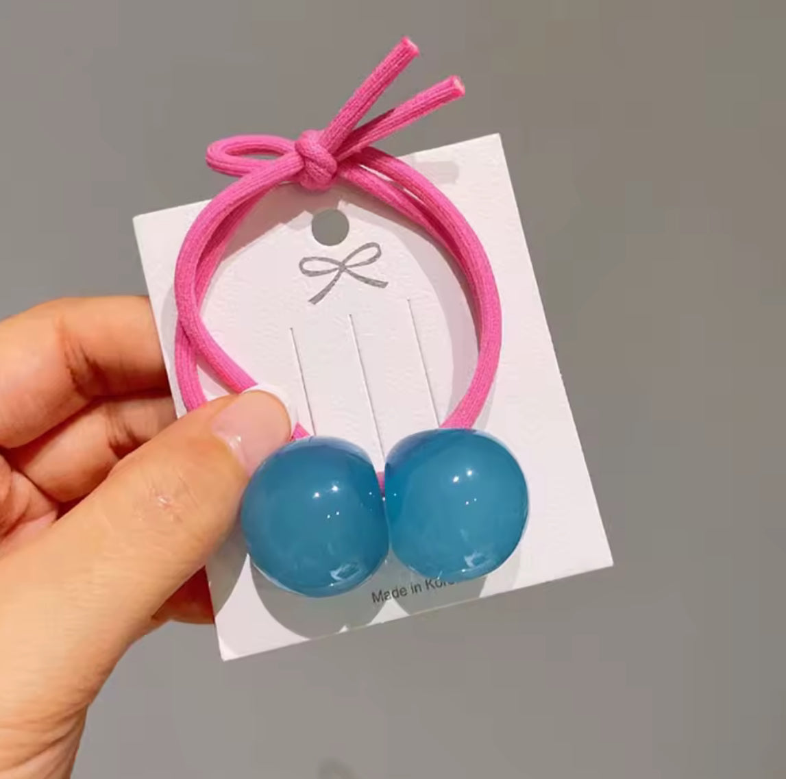 Jelly hair bobble - 4 colours