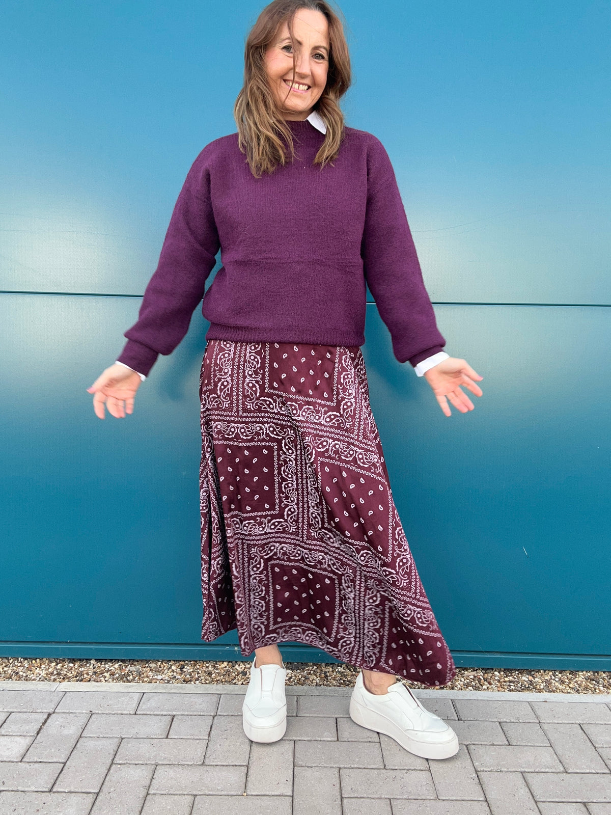 Beulah skirt - Plum