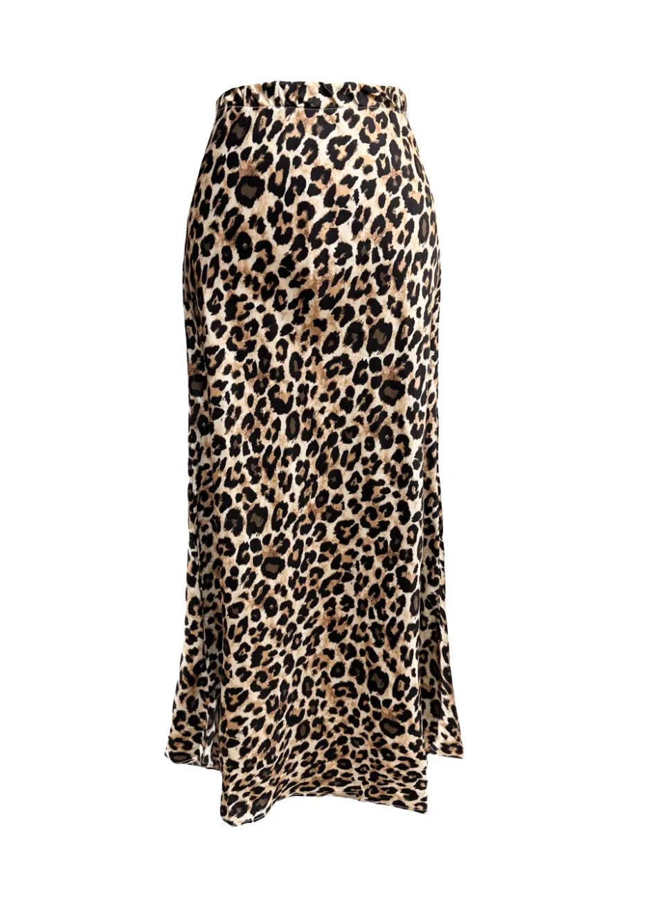 Dilly leopard skirt