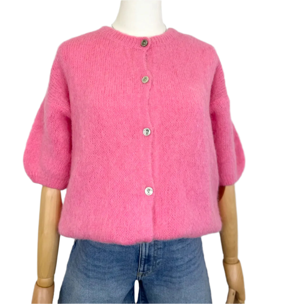 Jessie cardigan - Sherbet Pink