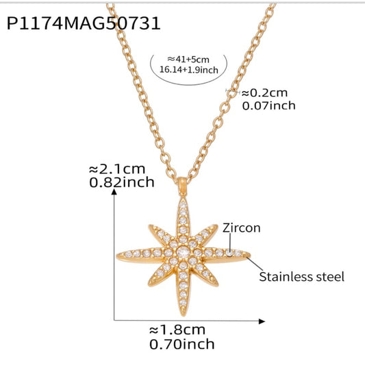 Grazia pendant necklace - Gold