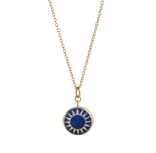 Harmony pendant necklace  - Blue