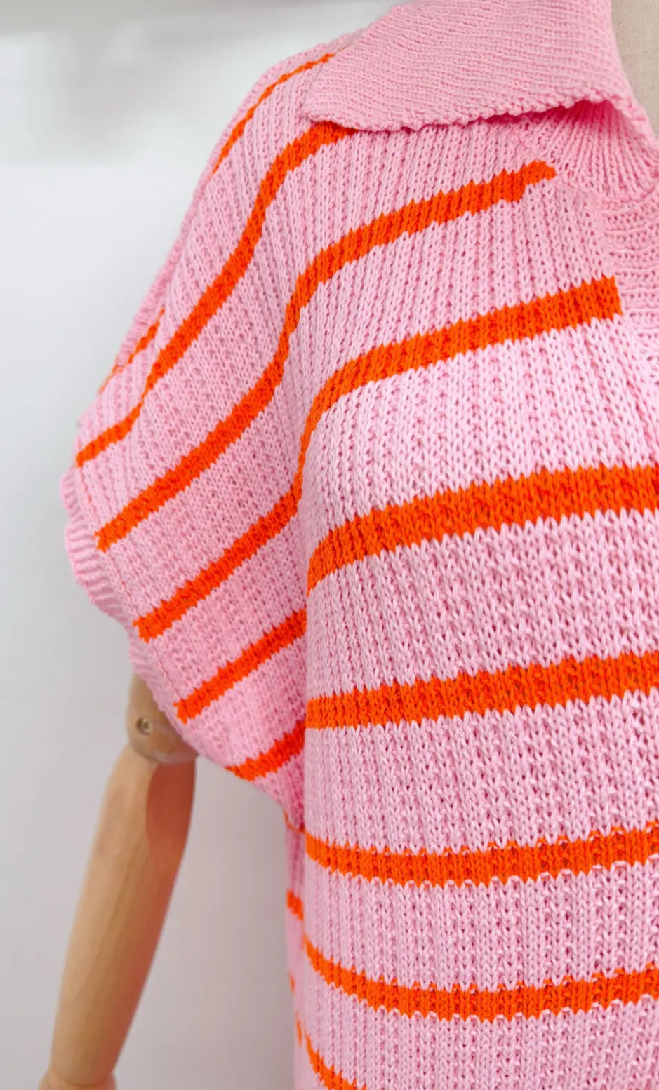 Byron woven dress - Pink / Orange