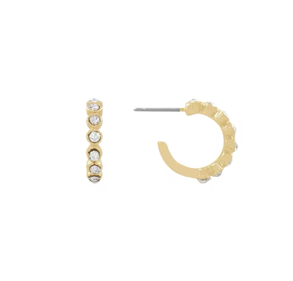 Zante gemstone hoops