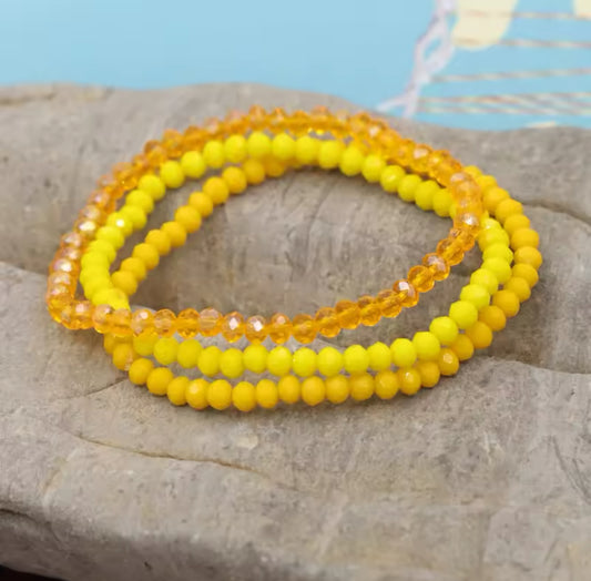 Summer fun bracelet stack - Sunset Stack