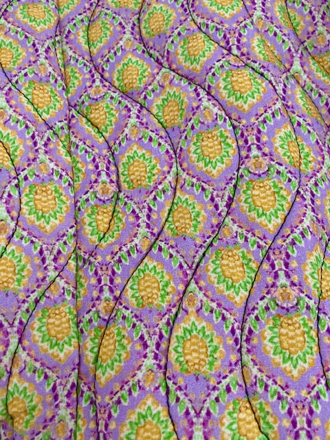 Ella Quilted Waistcoat - Lilac