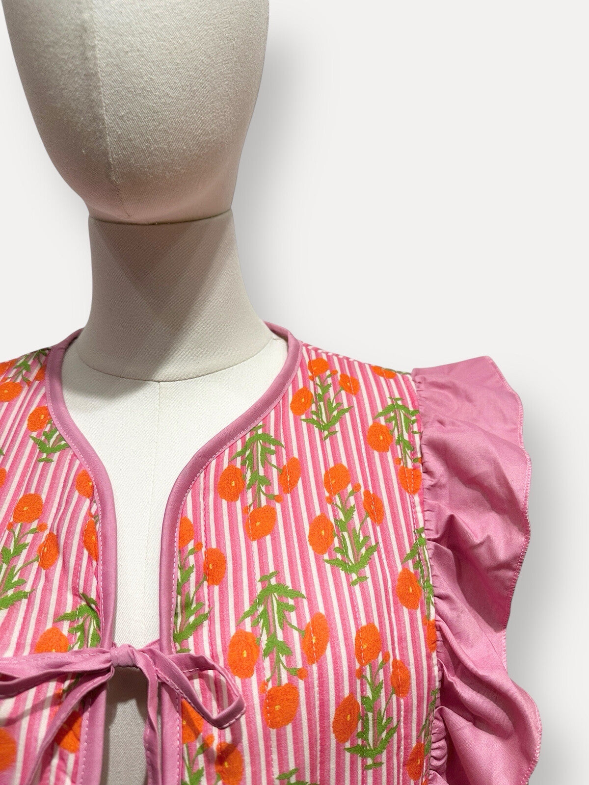 Maudie floral waistcoat - Pink