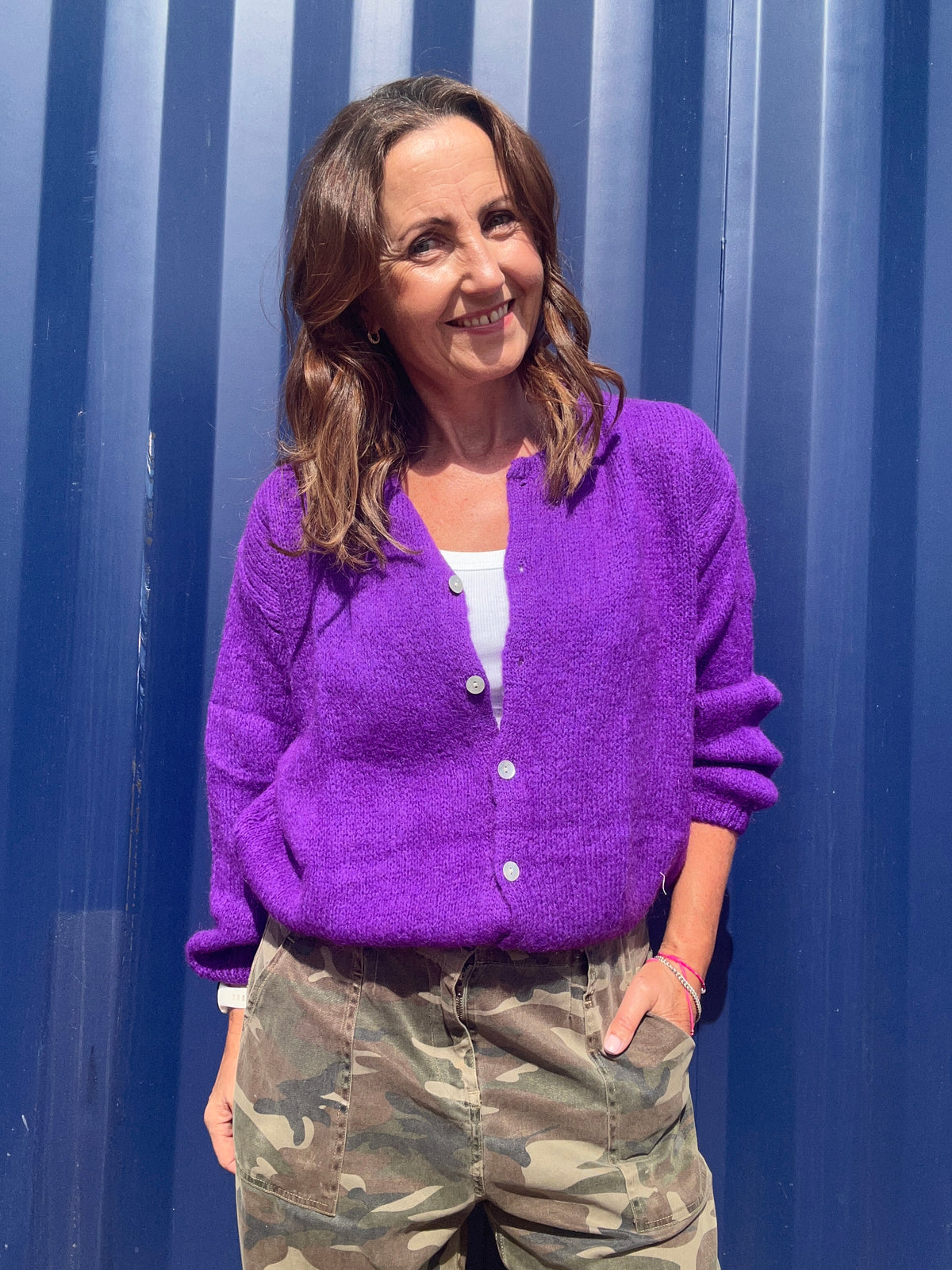 Beattie cardigan - Amethyst