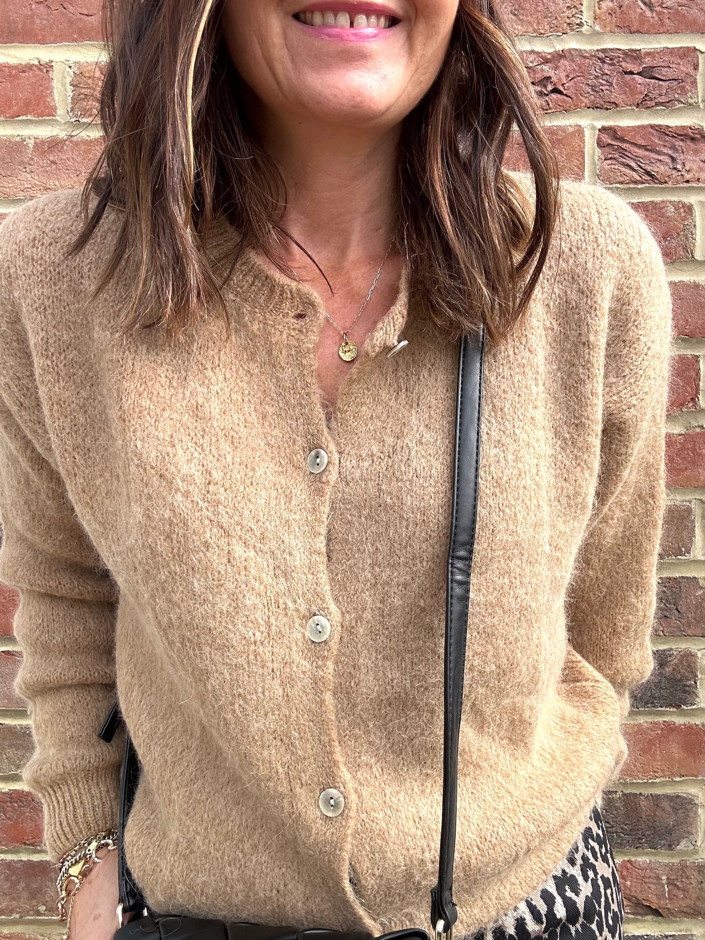 Juno cardigan - Camel