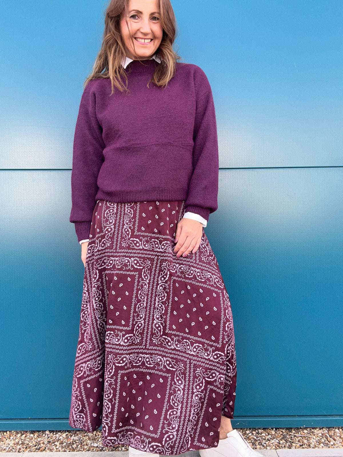 Beulah skirt - Plum